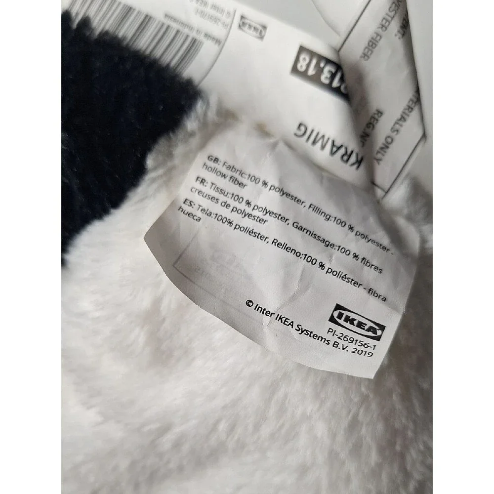 Plush Panda Stuffed Animal - Black & White Cozy Toy